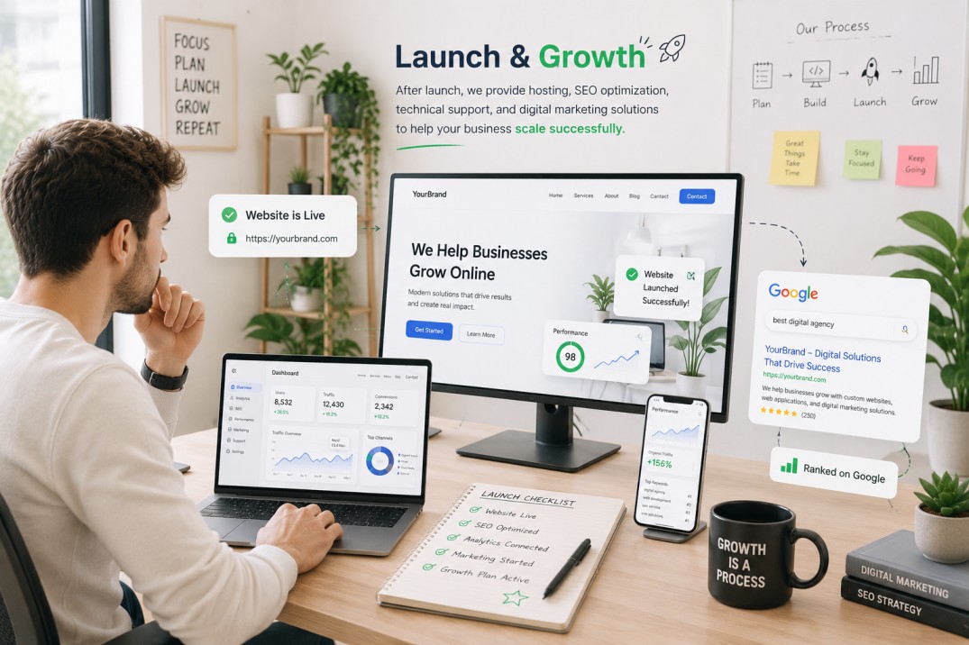 Website Launch and SEO Growth Solutions